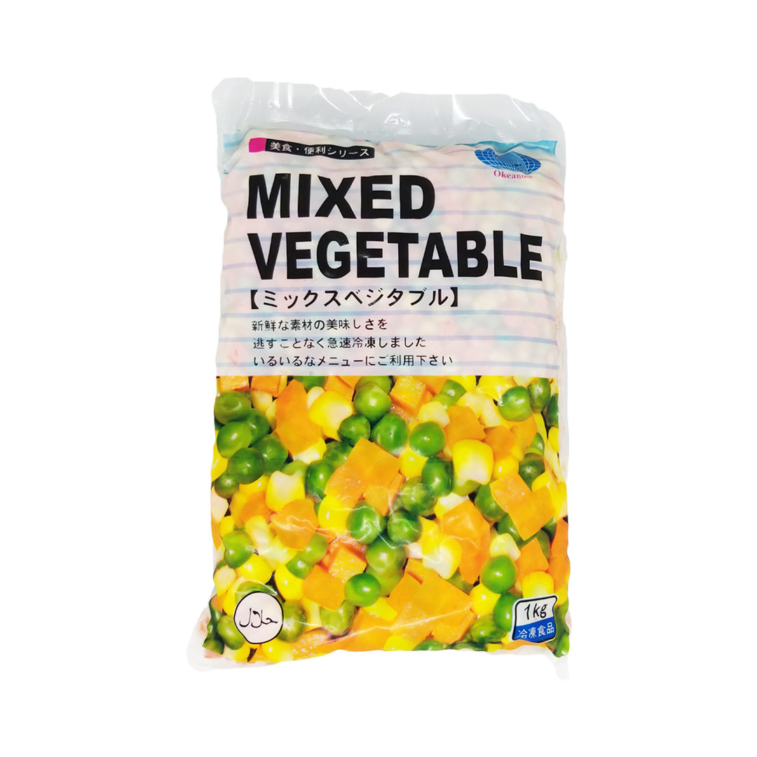 »　Halal　Vegetables　Warisan　Frozen　1kg　Muslim　Toko　Okeanoss　Food　Mix　Essentials