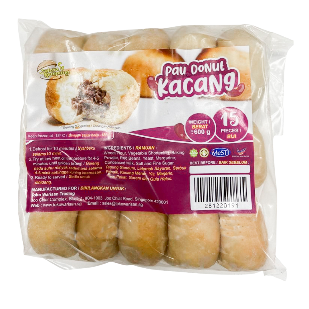 Selera Kampung Pau Donut Kacang 15s » Toko Warisan - Halal Frozen Food ...
