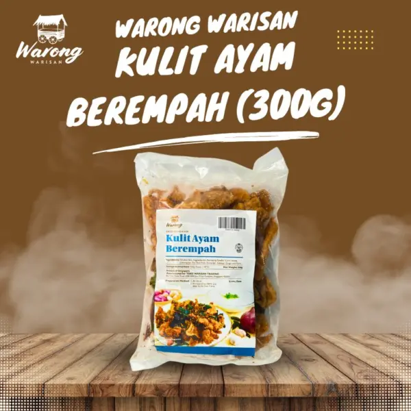 Warong Warisan Kulit Ayam (Berempah) 300G - Image 3