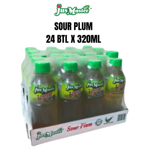 Jus Master Sour Plum Drink 24 Bottles X 320Ml