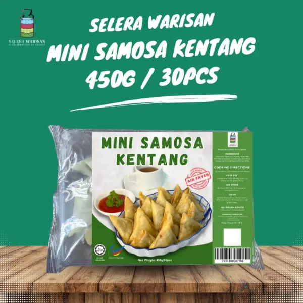 SELERA WARISAN MINI SAMOSA KENTANG (450G) 30PCS - Image 3