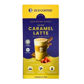 ZUS SIGNATURE MIXES SALTED CARAMEL LATTE 5 PCS