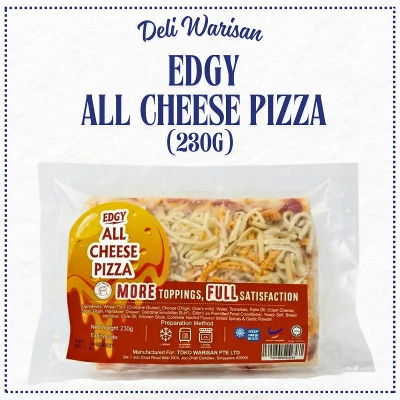 DELI WARISAN EDGY ALL CHEESE PIZZA (230G)