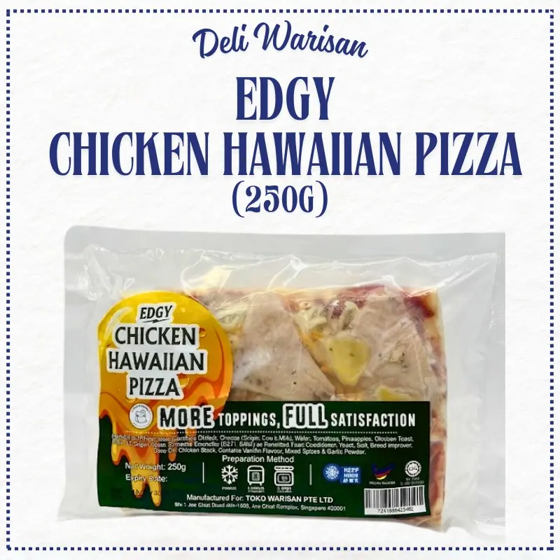 DELI WARISAN EDGY CHICKEN HAWAIIAN PIZZA (250G)